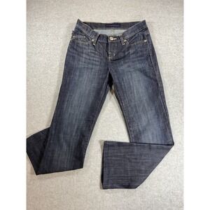 Rock & Republic Kasandra Dark Wash Bootcut Jeans Studded Logo Size 4M 1872
